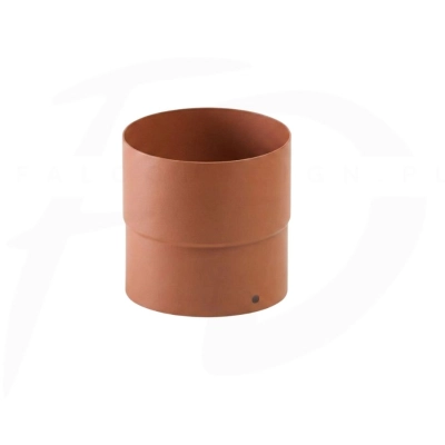 Złączka rury spustowej stalowa ⌀ 90 firmy KROP kolor ceglasty